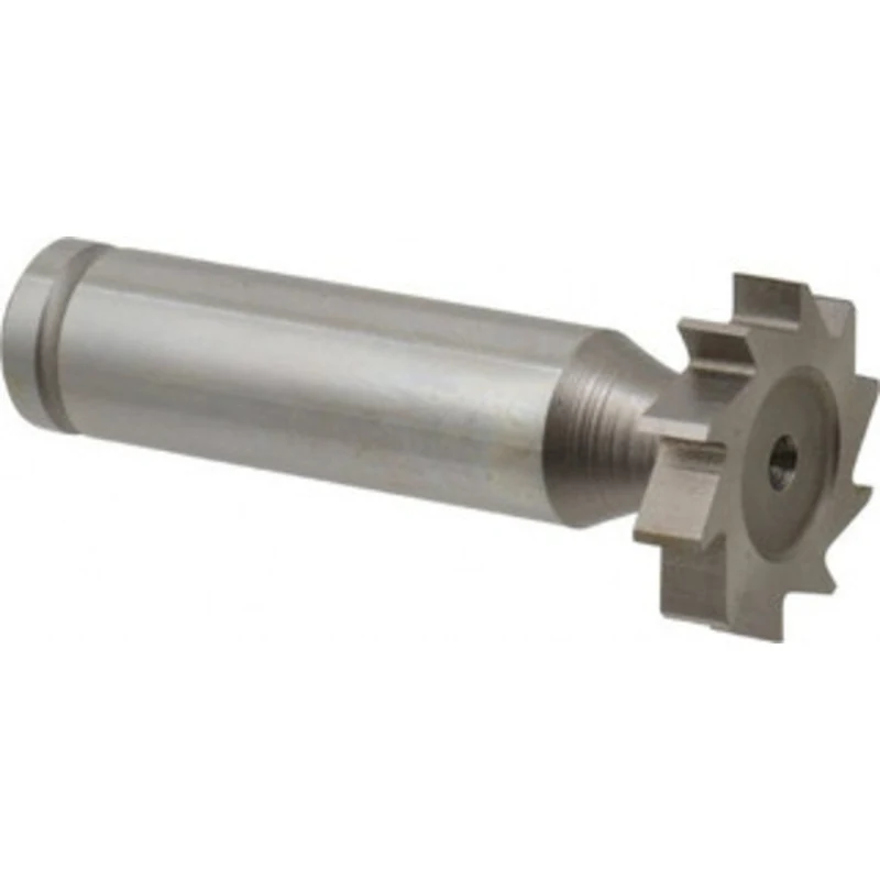Made in USA ANSI 607 (Old Std # 11) 7/8 Cut Diam, 3/16 Cut Width, 1/2 Shank, Straight-Tooth Woodruff Keyseat Cutter C...